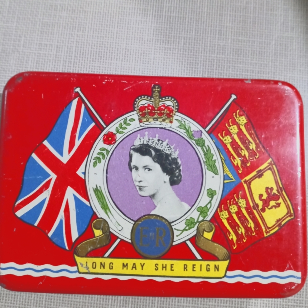 Queen Elizabeth Coronation OXO Tin Box